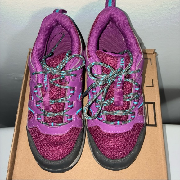Merrell Oak Creek Waterproof Low Hiking Shoes Little Girls Size 13 M - Picture 3 of 11